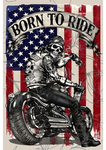Born To Ride Duvar Örtüsü Duvar Halısı Wall Tapestry fırsatları