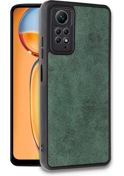 Bfs Xiaomi Redmi Note 12 Pro 4g Kılıf Aras Deri Kapak - Koyu Yeşil fiyatları