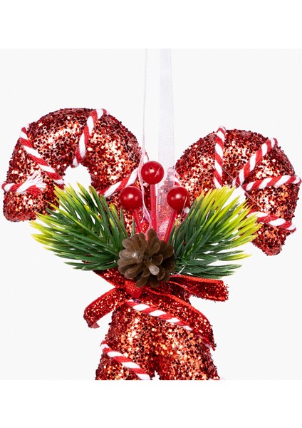 Bohem 2'li Baston Ağaç Süsü 12CM fiyatları