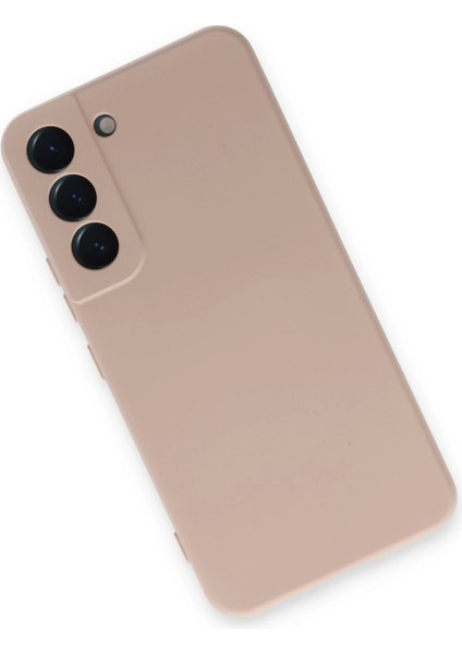 Bfs Samsung Galaxy S22 Kılıf Nano Içi Kadife Silikon - Pudra modelleri