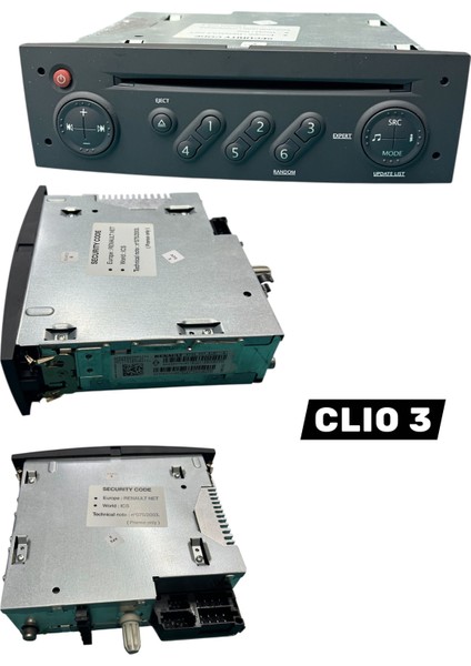 Renault Clıo 3 CD Çalar
