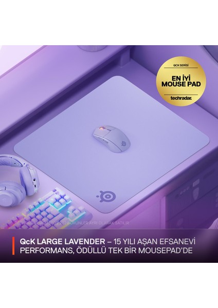 qck Large Gaming Oyuncu Mouse Pad - Lila fiyatları
