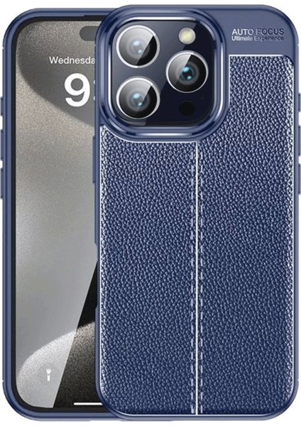 Bfs iPhone 16 Pro Kılıf Auto Focus Kapak - Lacivert