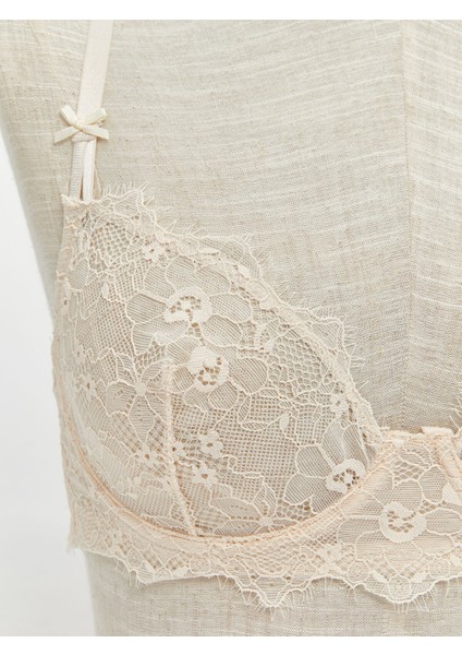 Yeni Sezon Balenli Dolgusuz Dantelli Fantezi Tişört Sütyen modelleri