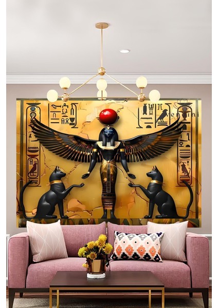 Mısır Mitolojisi Tanrıça Isis Duvar Örtüsü Duvar Halısı Wall Tapestry fiyatları
