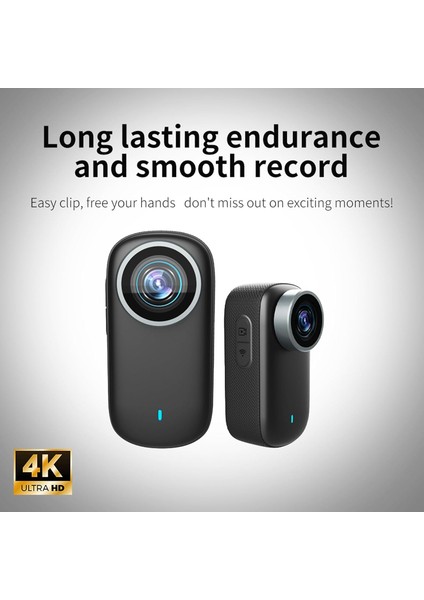 4K Mini Vucut Kamera Basparmak Pov Tasınabilir Giyilebilir Aksiyon Kamera Spor Motosiklet Bisiklet Vlogging fiyatları