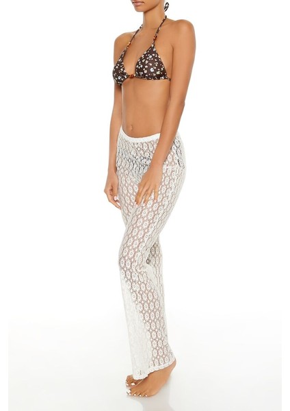 Çiçek Desenli Plaj Pantolonu fırsatları