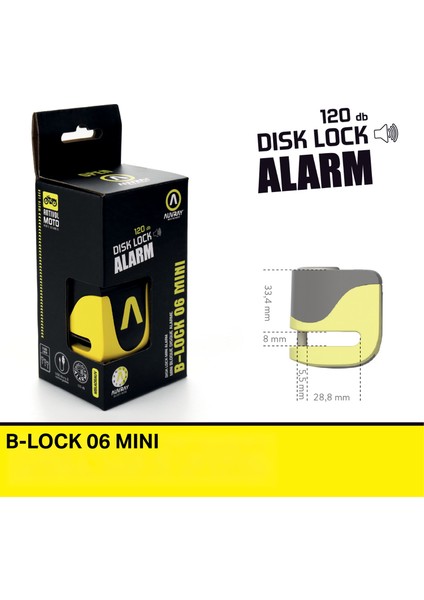 B-Lock 06 Mini Disk Kilit Auvray fiyatları