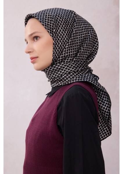 Çiçek Desen Ipek Twill Eşarp 4203D01 09
