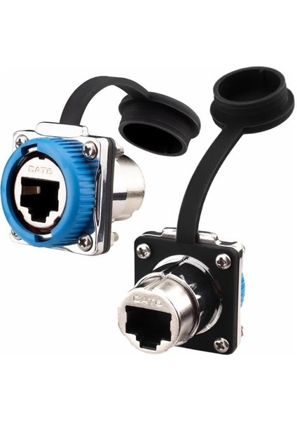 Powermaster PM-24597 Dişi - Dişi IP68 Su Geçirmez Metal RJ45 Konnektör fiyatları