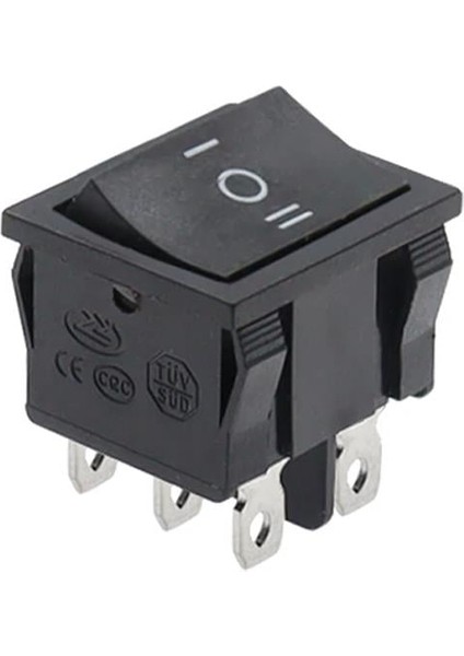 IC-130 Orta Boy Işıksız On-Off-On Anahtar 6p