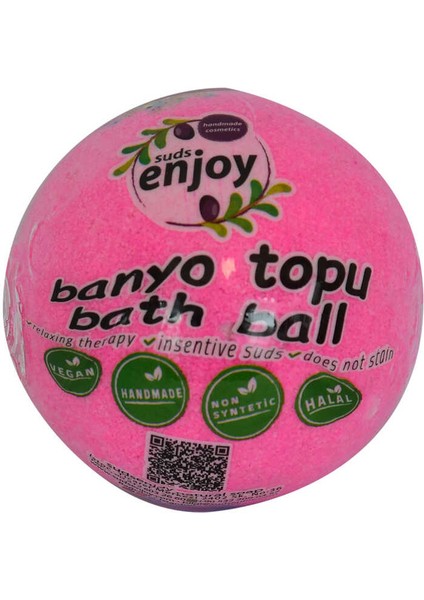 Pembe Düşler El Yapımı Banyo Küvet Topu Sabunu Pembe 90-120 gr fiyatları