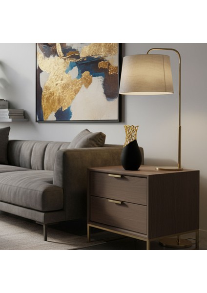 Aureth Vazo - Altın Desenli Modern Vazo fiyatları