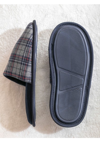 Yeni Sezon Ekose Desenli Erkek Ev Terliği modelleri