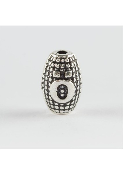 Ds-Derin 8 mm Arpa Kesim Metal Harf Metal Tesbih Harfi -Ö