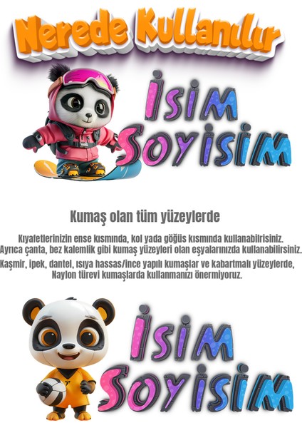 Kıyafet Etiketi - Okul Kıyafet Kumaş Etiketi Kreş Anaokulu Ilkokul Kıyafet Kumaş Etiketi SET06 fiyatları