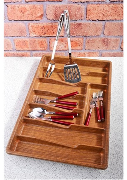 8 Bölmeli Kaşıklık Büyük Boy ROYALEKS-A1381