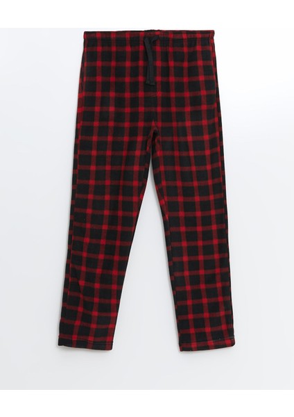 Yeni Sezon Standart Kalıp Ekose Polar Pijama Alt indirimleri