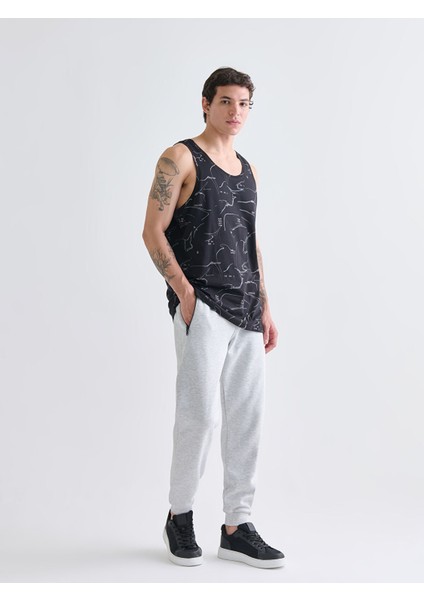 Yeni Sezon Slim Fit Erkek Kalın Jogger Eşofman Altı