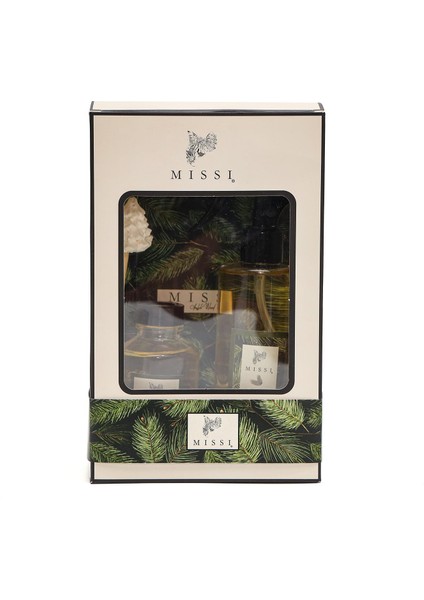 Yılbaşı Amber Wood Hediye Seti (Oda Kokusu- Oda Spreyi-Kokulu Zarf) fiyatları