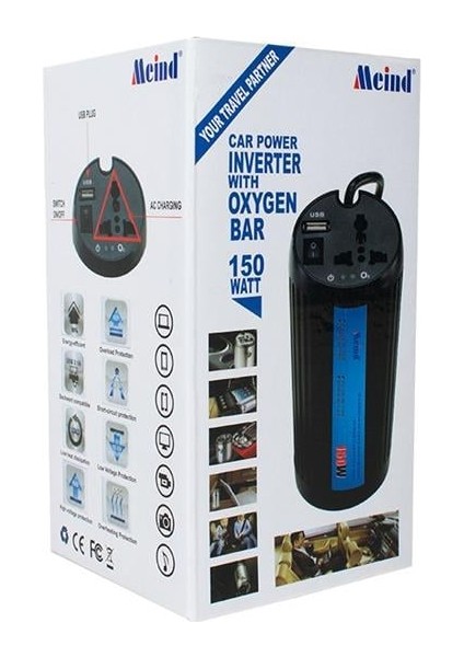 Powermaster 150 Watt DC12V Çakmaktan Power Inverter modelleri