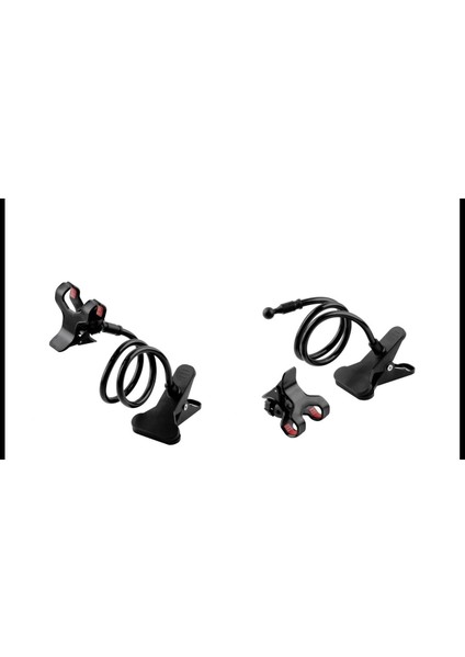 Akrobat Telefon Tutucu Spiral Gövdeli Oynar Başlıklı - Siyah modelleri