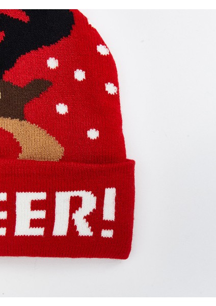 Yeni Sezon Geyik Nakışlı Erkek Bere modelleri