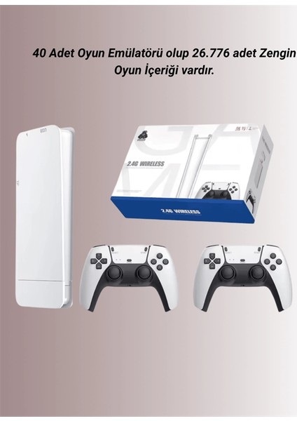 4K Destekli Bluetooth Retro Oyun Konsolu – M15 Modeli