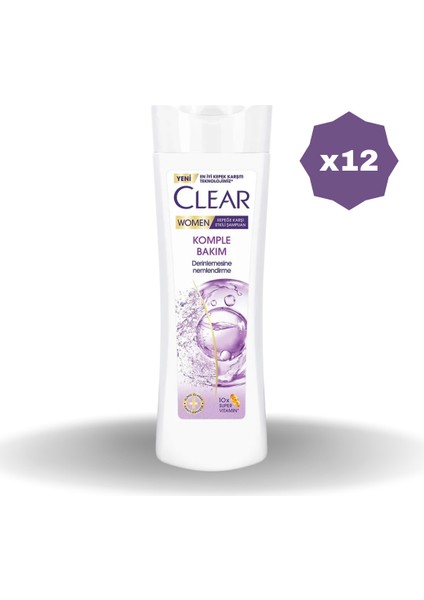 Şampuan Komple Bakım Kepeğe Karşı Etkili 350 ml - (12 Adet)