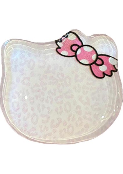 Pop Socket Telefon Tutucu Benekli Kedi Pembe