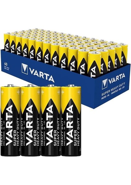 Varta Superlife Çinko Aa Kalem Pil (60'lı Paket)