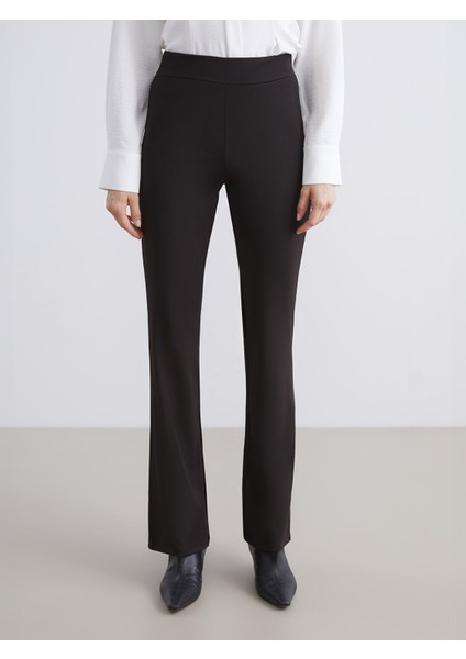 Yeni Sezon Beli Lastikli Ispanyol Paça Kadın Tayt Pantolon fiyatları