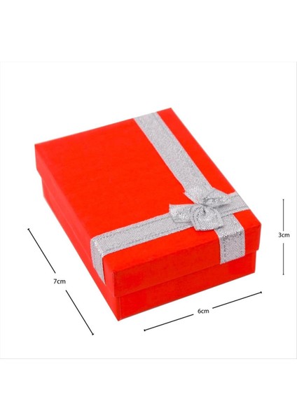 Ds-Derin Set Kolye Hediye Kutusu-Kırmızı fiyatları