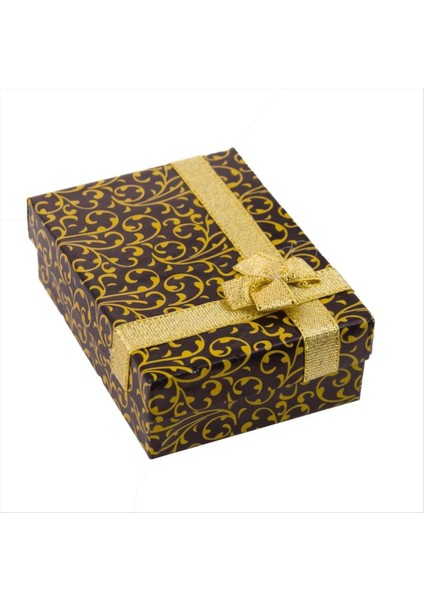 Ds-Derin Desenli Set Kolye Hediye Kutusu-Sarı-1 fırsatları