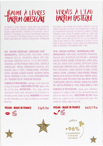 2li Su Bazlı Oje ve Dudak Balmı Seti - Cheesecake Aromalı ve Karpuz Kokulu fırsatları