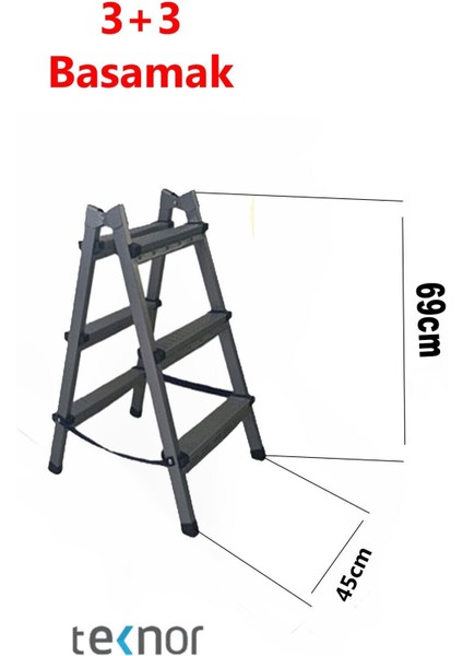 Çift Taraflı Dayanıklı Metal Basamaklı Merdiven fiyatları