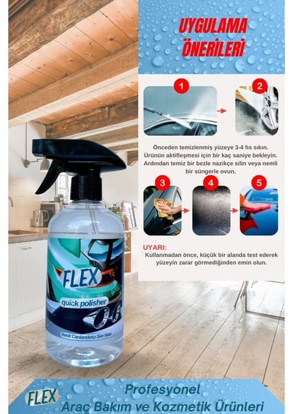 Seramik Katkılı Hızlı Wax Cila 500ML (Ppf'e Uygulamaya Uygun) modelleri