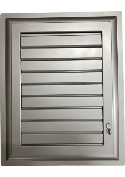 Plastik Menfez 30X30 Gümüş Banyo Wc Havalandırma