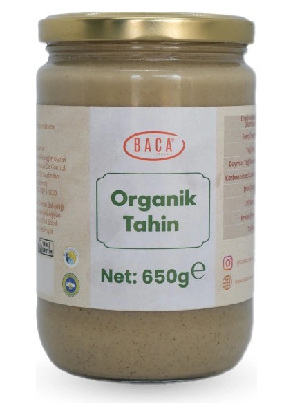 Organik Çiğ Tahin - 650 G fiyatları