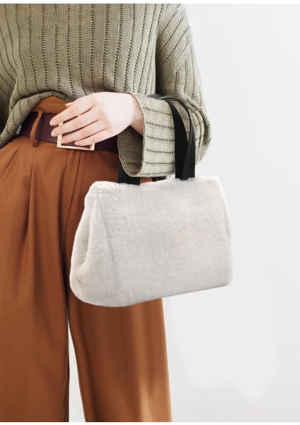 Peluş Çanta Beyaz 24X30 cm fiyatları