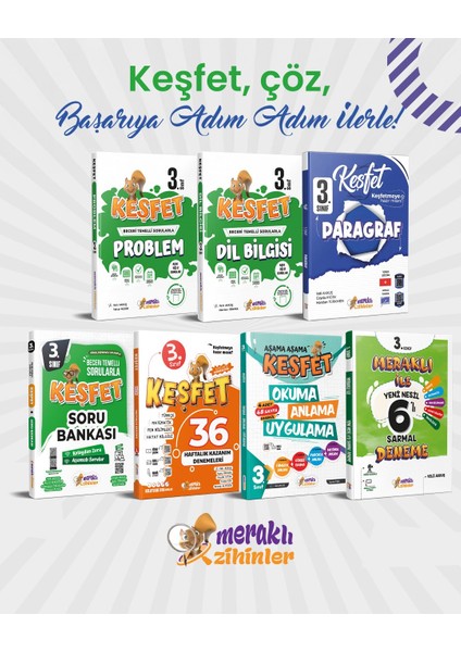 3. Sınıf Ful Set (7 Kitap) Güncel Müfredat