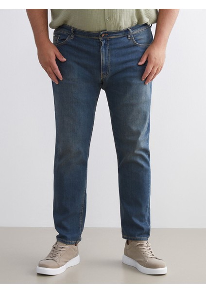Yeni Sezon 730 Havuç Kalıp Büyük Beden Erkek Jean Pantolon modelleri