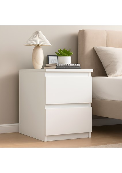 NFC Akıllı Kilitli Kartlı Gizli Bölmeli Kasa Komodin -%100 MDF – Para, Takı ve Tabanca Saklama Mobilyası (Kurulu Gönderilir )