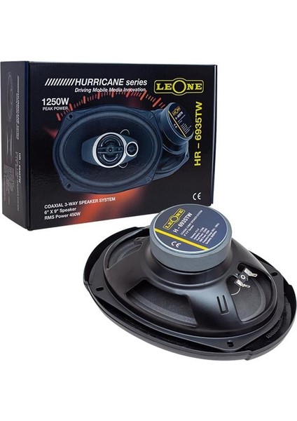 Leone HR-6935TW 1250 Watt 6 x 9 Kapaklı Çiftli Takım Oval Hoparlör modelleri