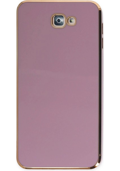 Bfs Samsung Galaxy J7 Prime Kılıf Volet Silikon - Mor