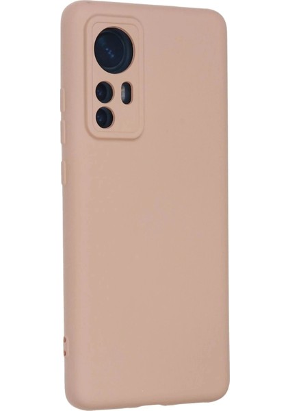 Bfs Xiaomi Mi 12 Kılıf Nano Içi Kadife Silikon - Pudra modelleri