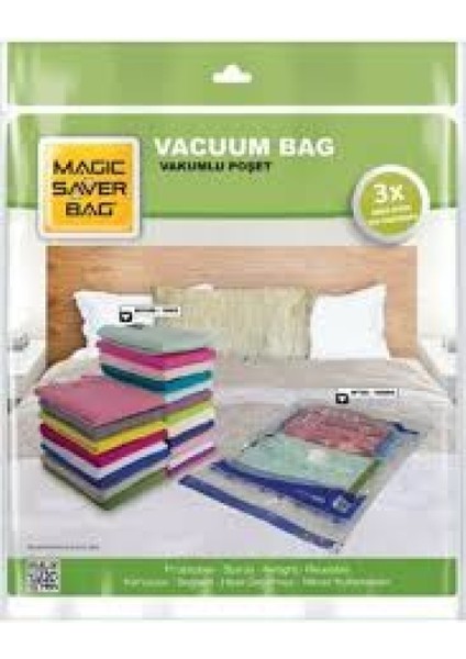 80X100 Xxl Vakumlu Poşet Hurç Bag (4915)