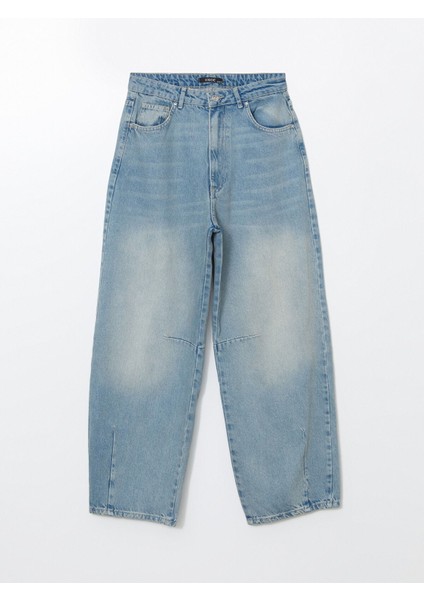 Yeni Sezon Balloon Fit Kadın Jean Pantolon fiyatları