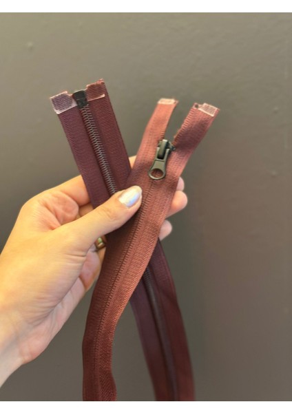Bordo Renk Fermuar 65X3 cm fiyatları