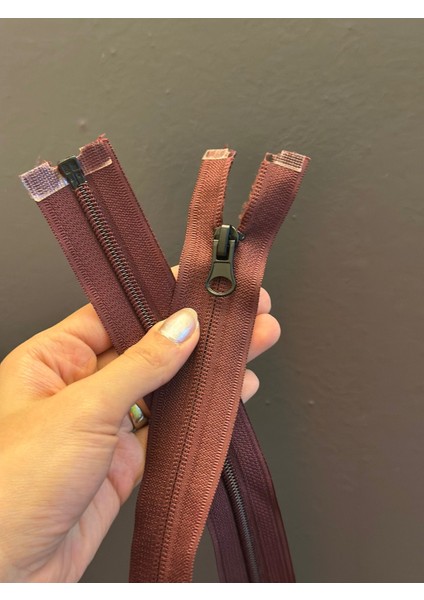 Bordo Renk Fermuar 65X3 cm fırsatları